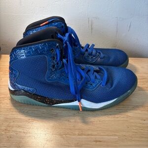 Size 11 Jordan Spike Forty PE Game Royal Sneakers Used